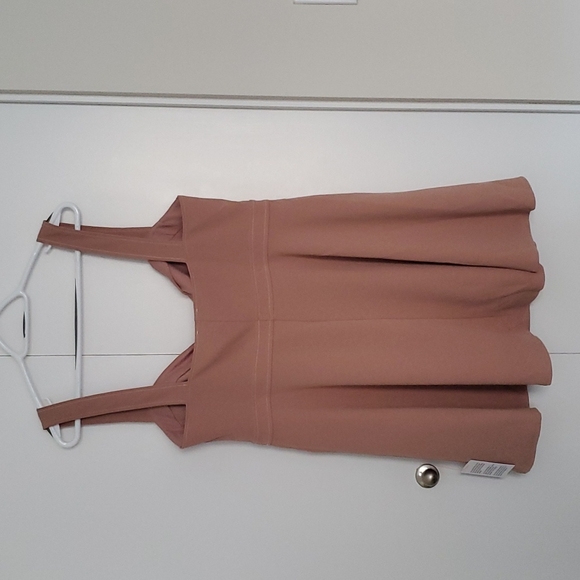 NWT Asos contrast stitch corset pleated mini skater dress - Picture 5 of 10